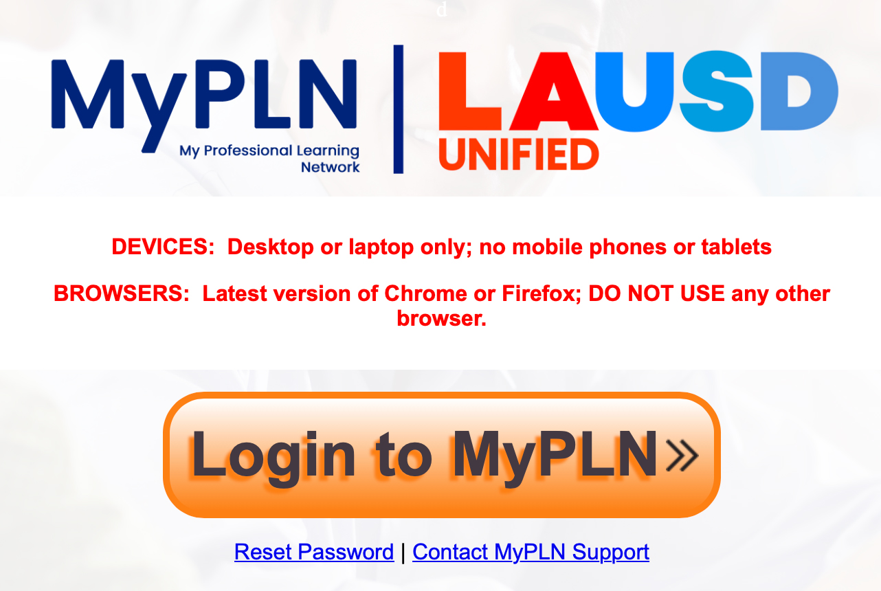 MyPLN login