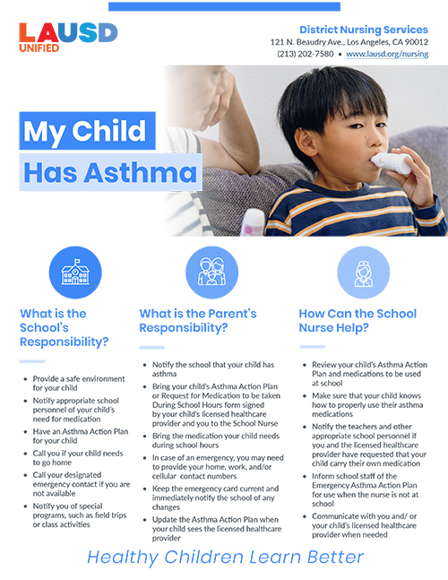 My Child Has Asthma