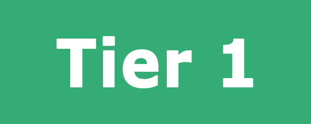 Tier 1 