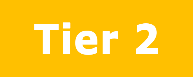 Tier 2 