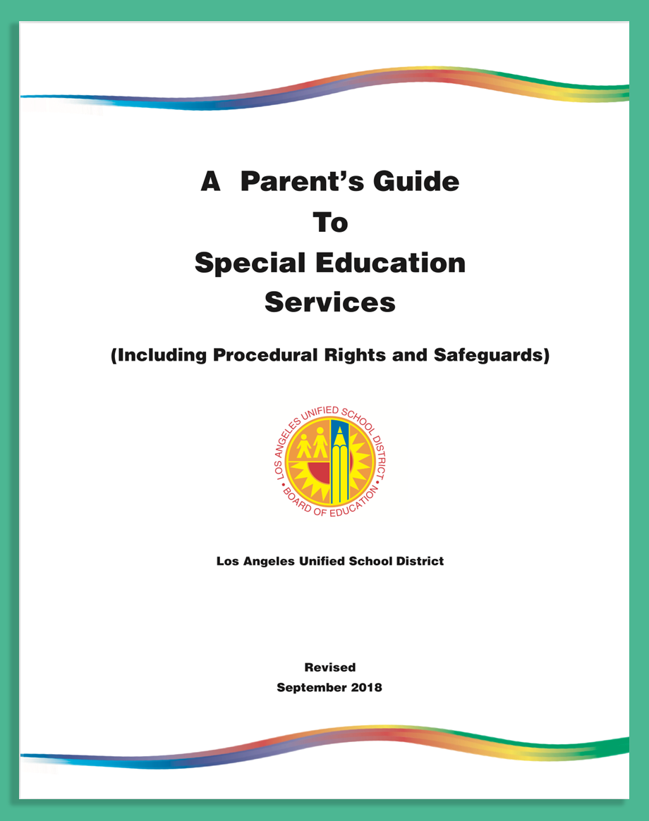 Parent's Guide to Special Education Services 