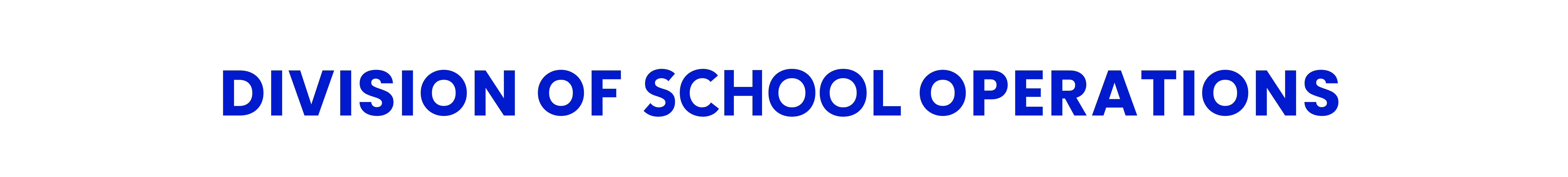 School Operations Banner 