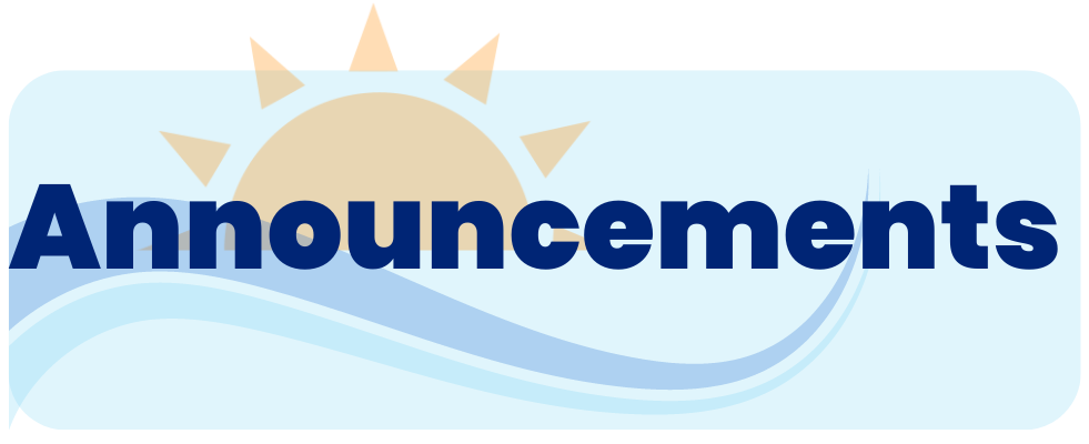 Announcements
