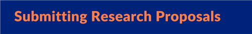 Submitting Research Proposals