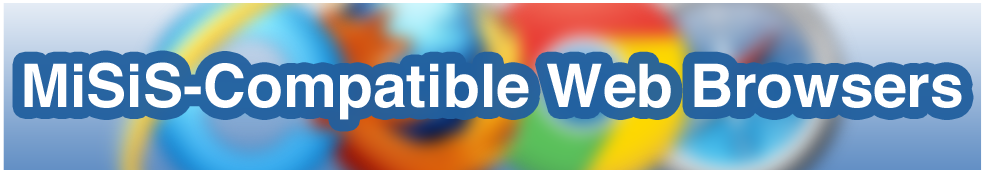 MiSiS-Compatible Web Browsers