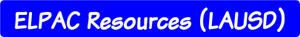 ELPAC Resources 