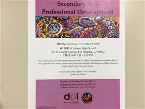 Arts PD November 2 