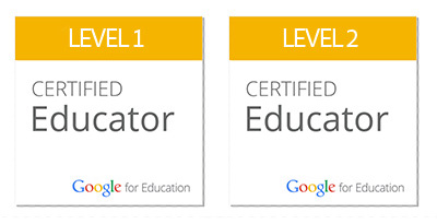 Google Certified Educator 1&2 Logo