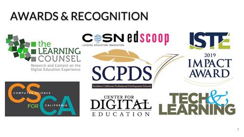 awards and recognitions 