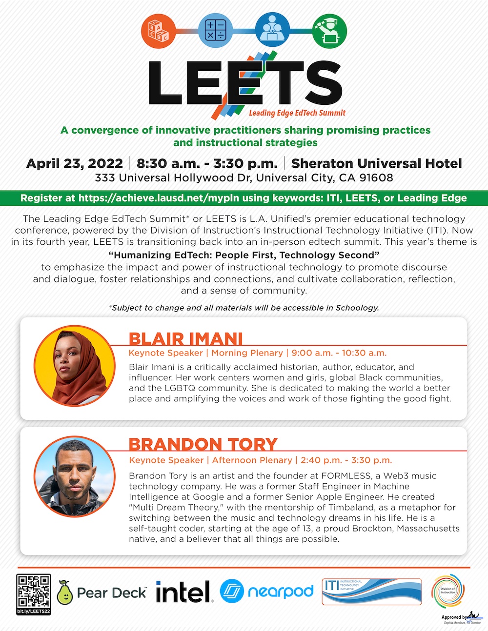 LEETS Keynote Flyer