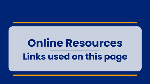 Online Resources