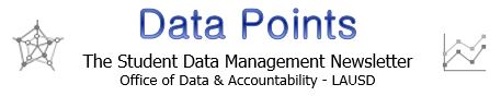Data Points Newsletter 