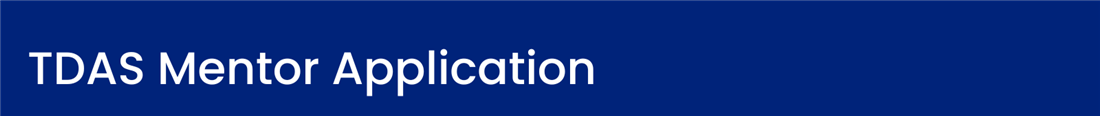 TDAS Mentor Application