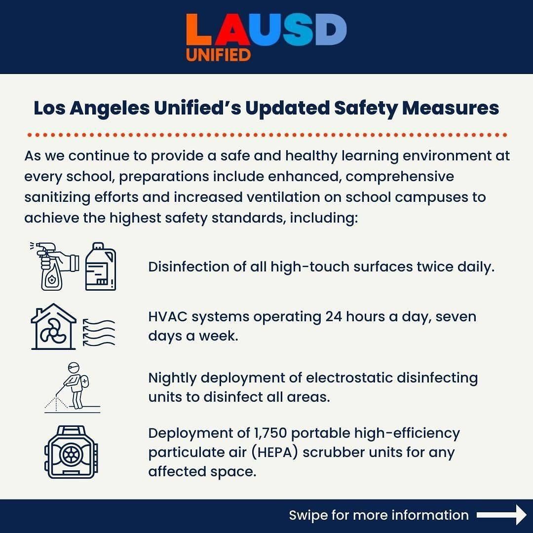 2022 2023 LAUSD UPDATED SAFETY MEASURES