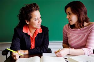Teacher Progress - Stock Image 