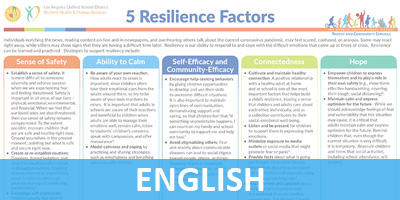 5 Resilience Factors handout - English 