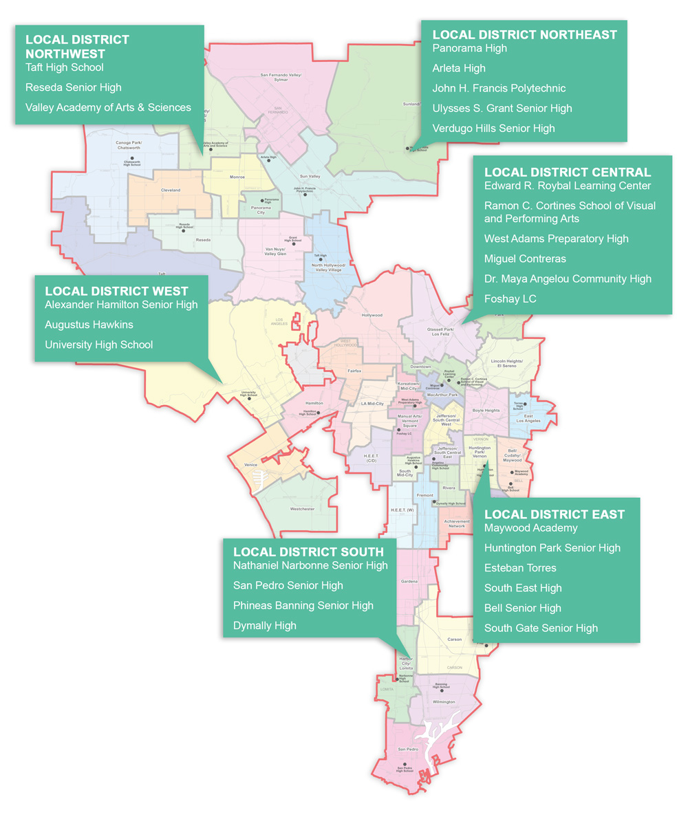 Local District Student Wellbeing Centers