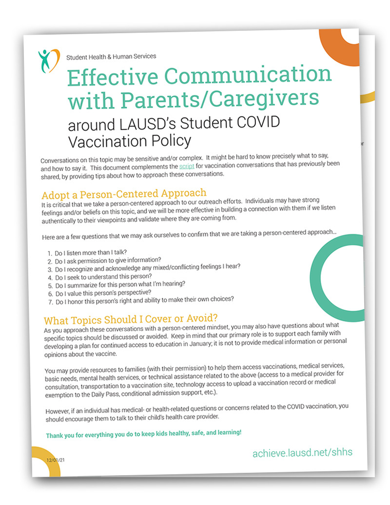 SHHS_Effective Communication with Parents_Caregivers_handout