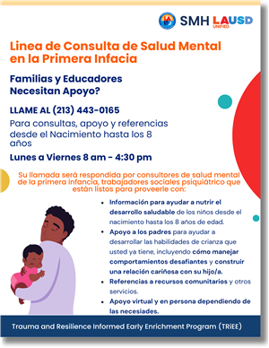 Early Ed Consultation Line Spanish