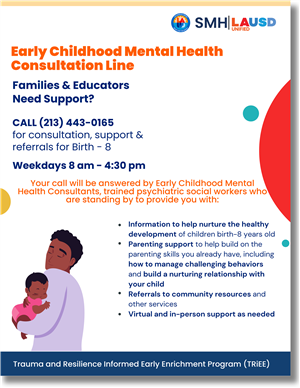 Early Ed Consultation Line English