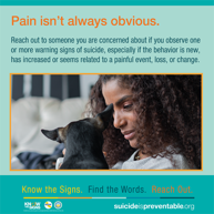 Pain isn't Always Obvious