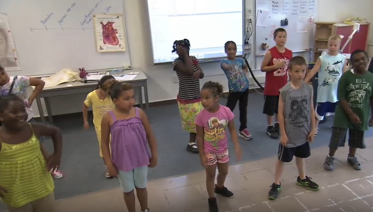 Kids in Motion Jumping Math Physical Activity for Elementary Students