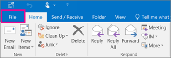 Outlook 2016
