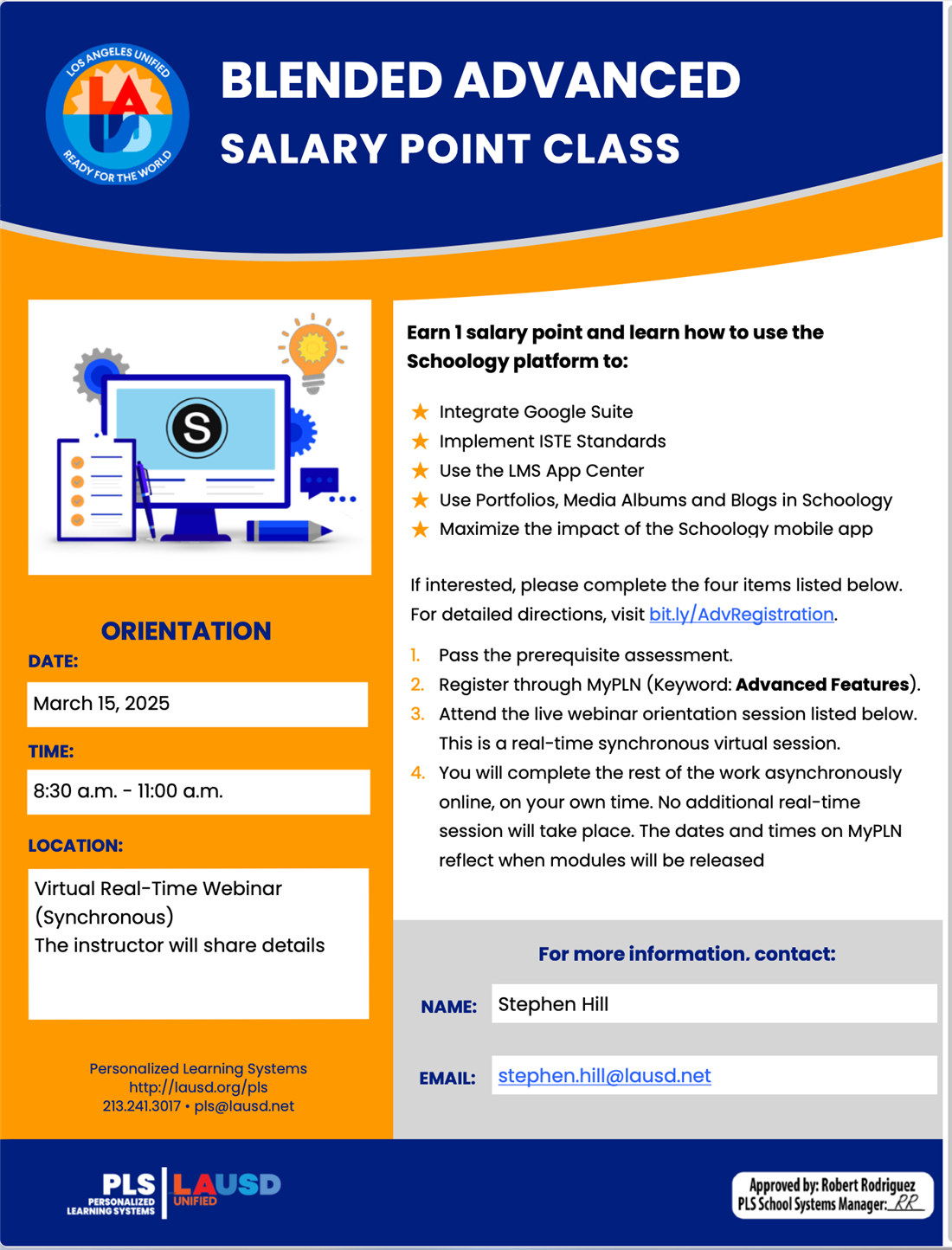 March 15, 2025 flyer