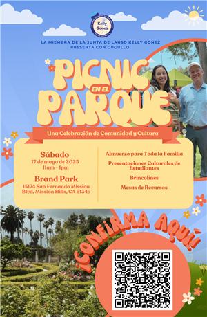 Picnic Anual en Brand Park | 11am-1pm