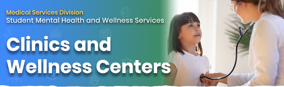 Clinics and Wellness Centers top banner