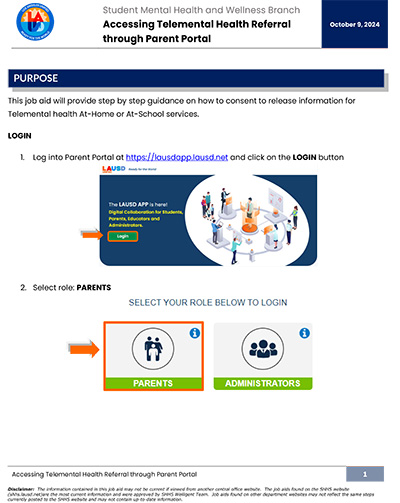 Parent FAQ