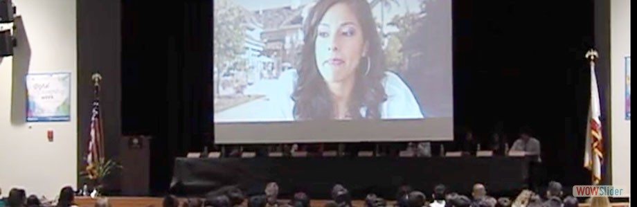 Actress Tracey Perez (portrays a troubled character in “East Los High,”) was a special speaker to Digital Citizenshp at VAAS 