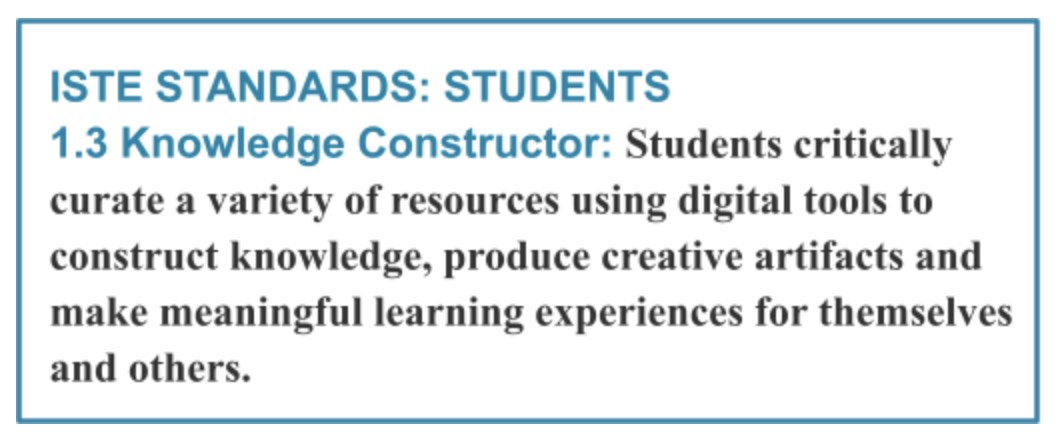 ISTE Standards description