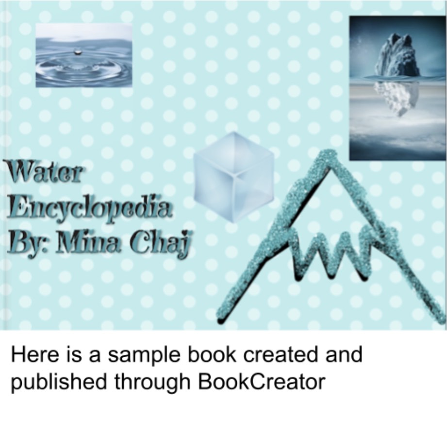 Sample digital book created by a student