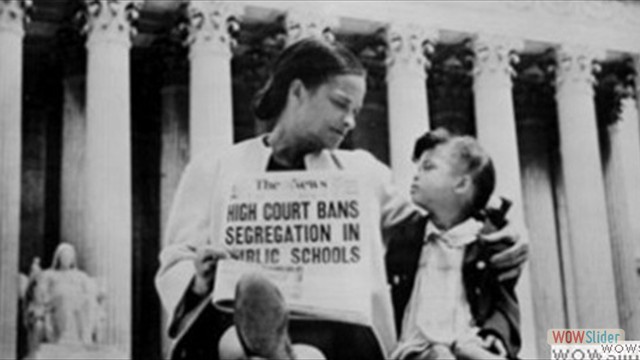 Supreme court bans segration in public schools