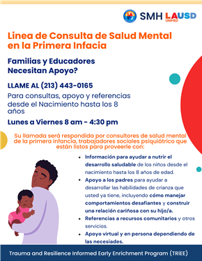 Early Ed Consultation Line Spanish