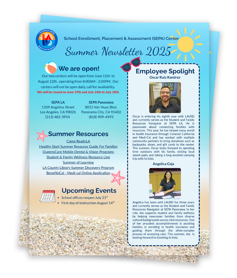 SEPA Summer Newsletter 25